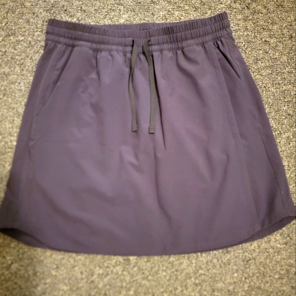 Patagonia Fleetwith Athletic Skort, Size XS, Charcoal, Dark Grey